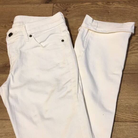 UJENA • white jean pants size 26 - Picture 2 of 7